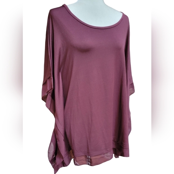 SILKY CAFTAN STYLE TOP - Picture 1 of 10